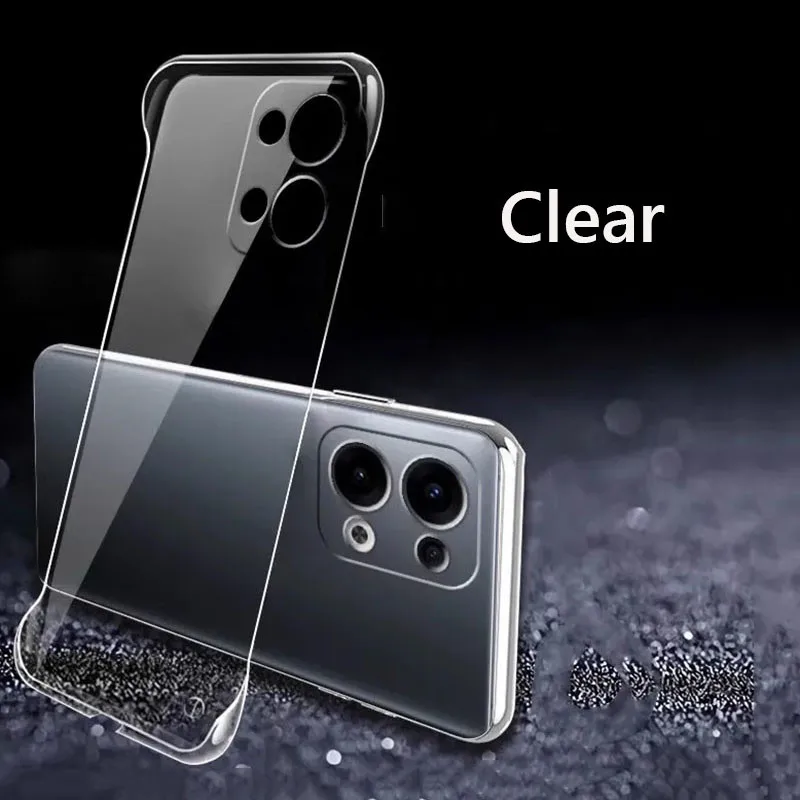 Sleek Matte Hard Back Cover - Frameless Shockproof Case