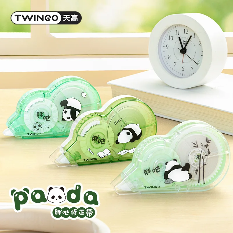 20M Cute Panda Large Capacity White Out Correction Tape Corector Accessories School Office Supplies Cute Stationery Prizes correction tape
