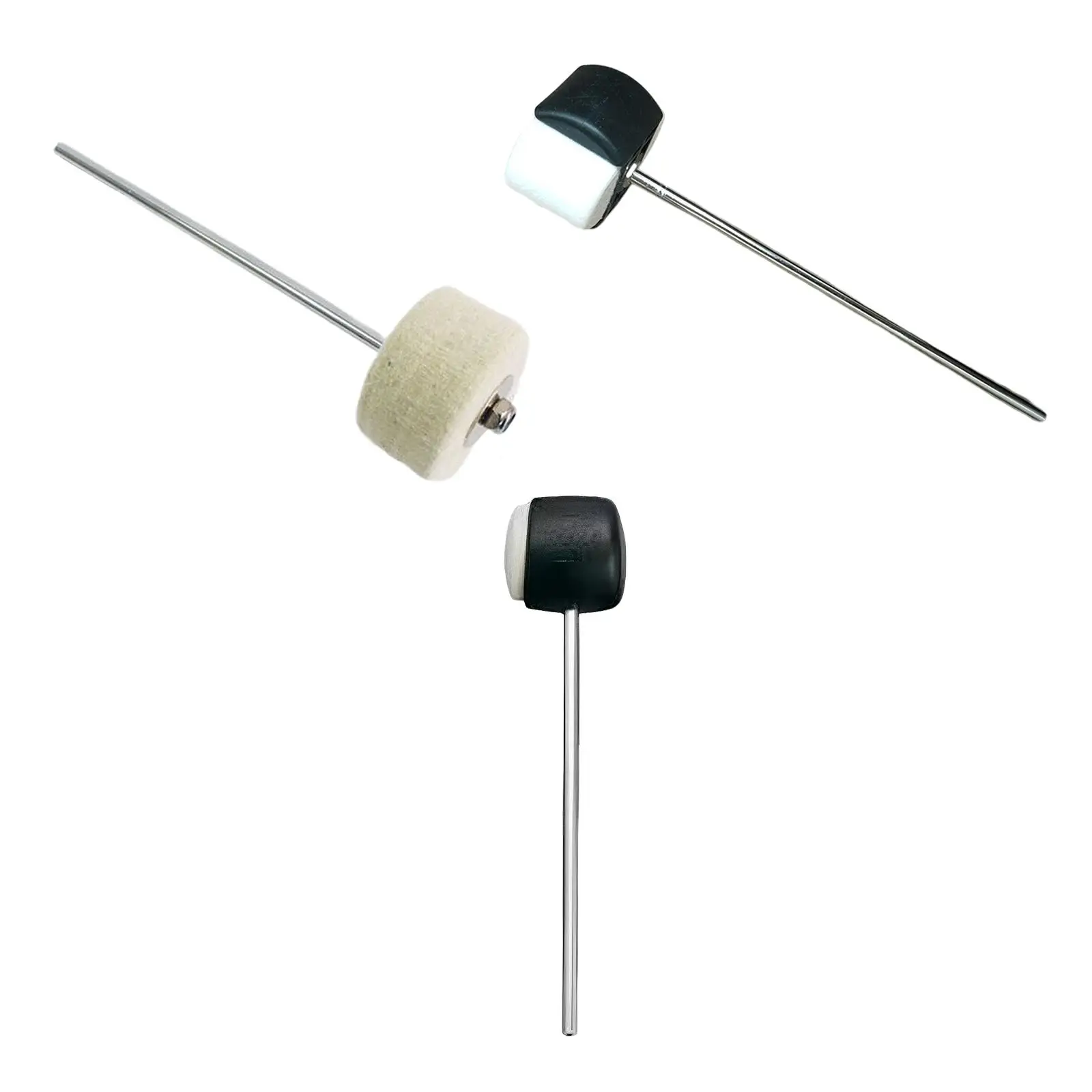 Bass Drum Pedal Beater Percussion Marching Band Accessory Metal Shaft Bass Drum Pedal Mallet Upgrade Replacement drum percussion accessories drum accessories