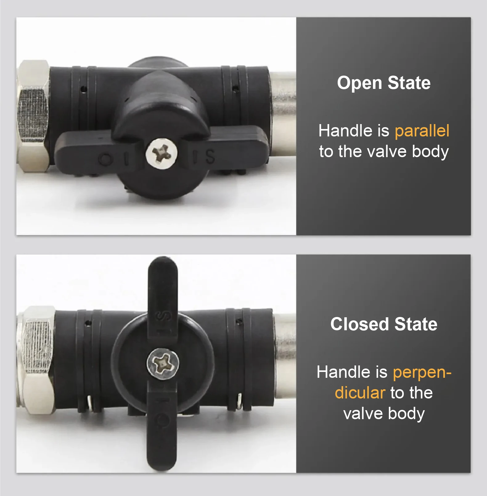 BL BC 4-12 Series Pneumatic Manual Valve Hand Control Air Shut Off Ball Valve In