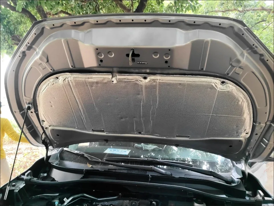 Kap Geluidsisolatie Katoen, For Toyota, Corolla Cross 2020-2022, voorste motorkap Geluid Warmte-isolatie Wattenschijfje Aluminiumfolie/Schuimmateriaal Mat Cover(PET