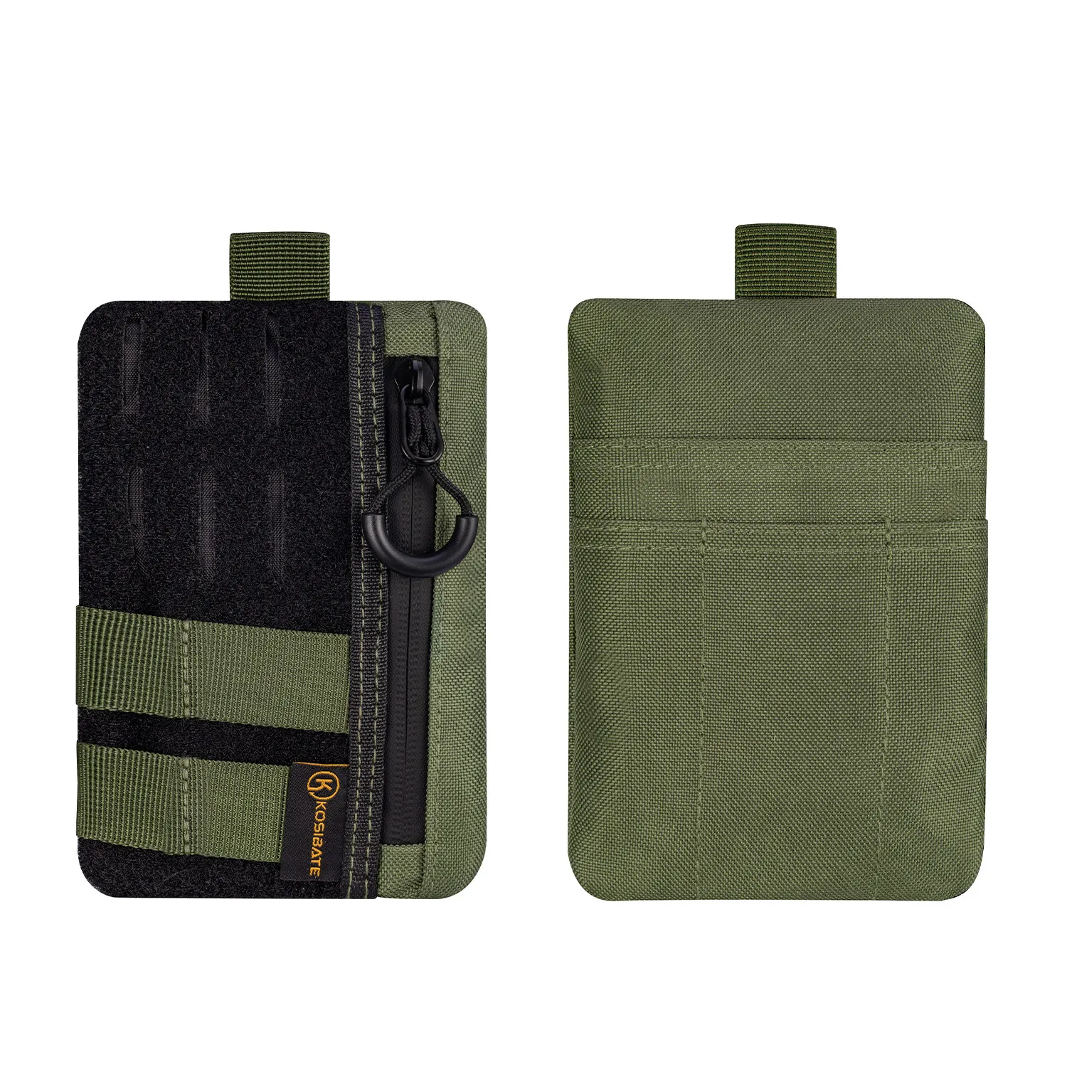 Compact Tactical EDC Pocket Organizer with Zipper