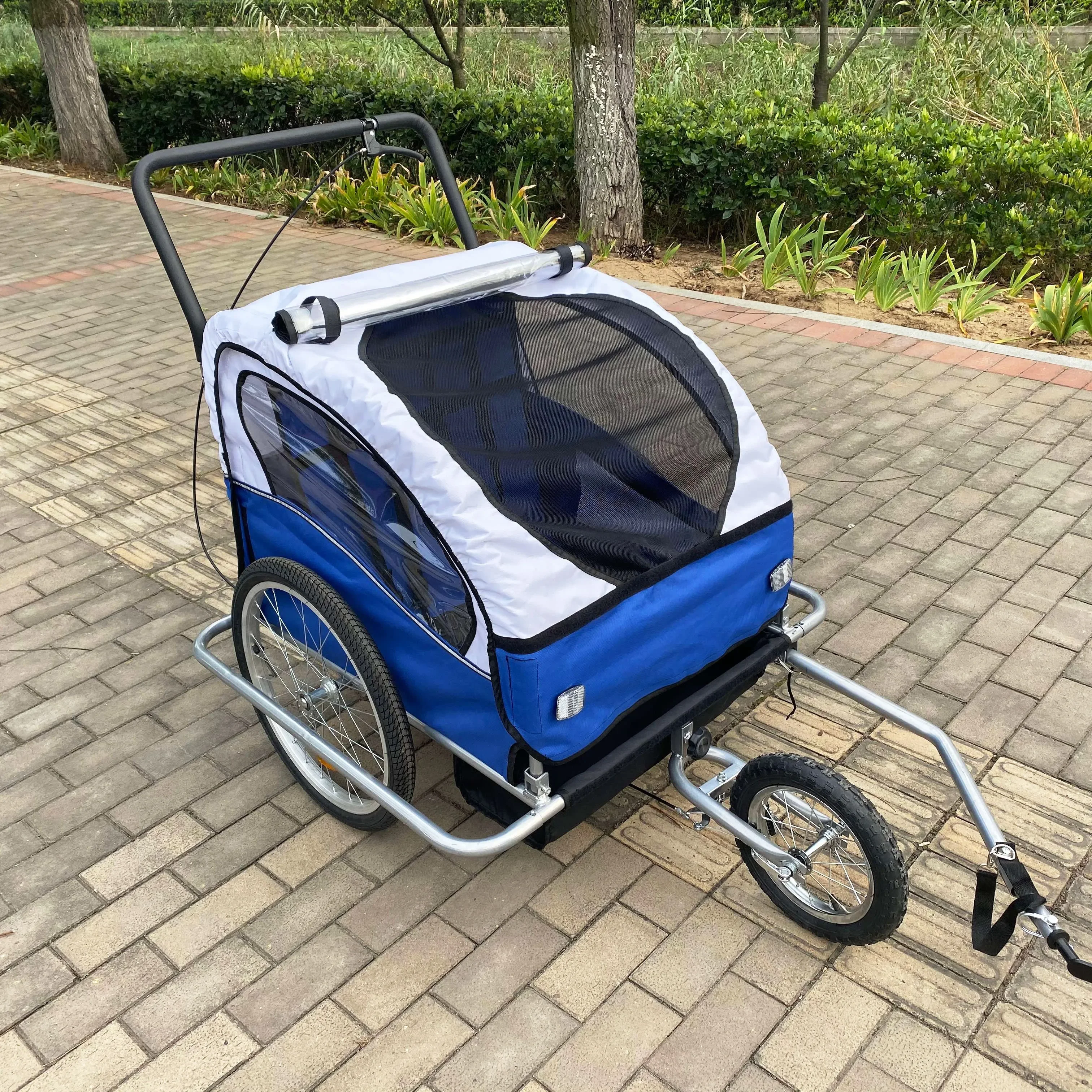 Baby Kids Bicycle Trailer Stroller For Outgoing With Tent