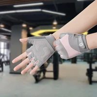 Sports Half Finger Gloves Fitness Rubbing Iron Outdoor Wear resistant Cycling Anti slip Dew Finger Fishing Road Asia Summer Shoc 1