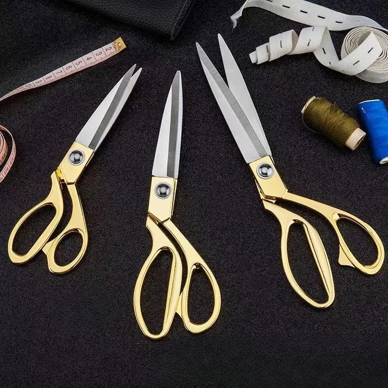 스테인레스 스틸 재봉 가위, 가죽 직물 절단 가위, 산업용 가위