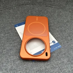 Enhanced Matte Magnetic Phone Case - Shockproof Glossy Skin for Vivo X300 (Orange)