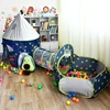 3 Pcs/Set Portable Children's Tent Spaceship Rocket Tent Playground Baby Tipi Infantil Ball Pit Child Games House Baby Ball Pool 2