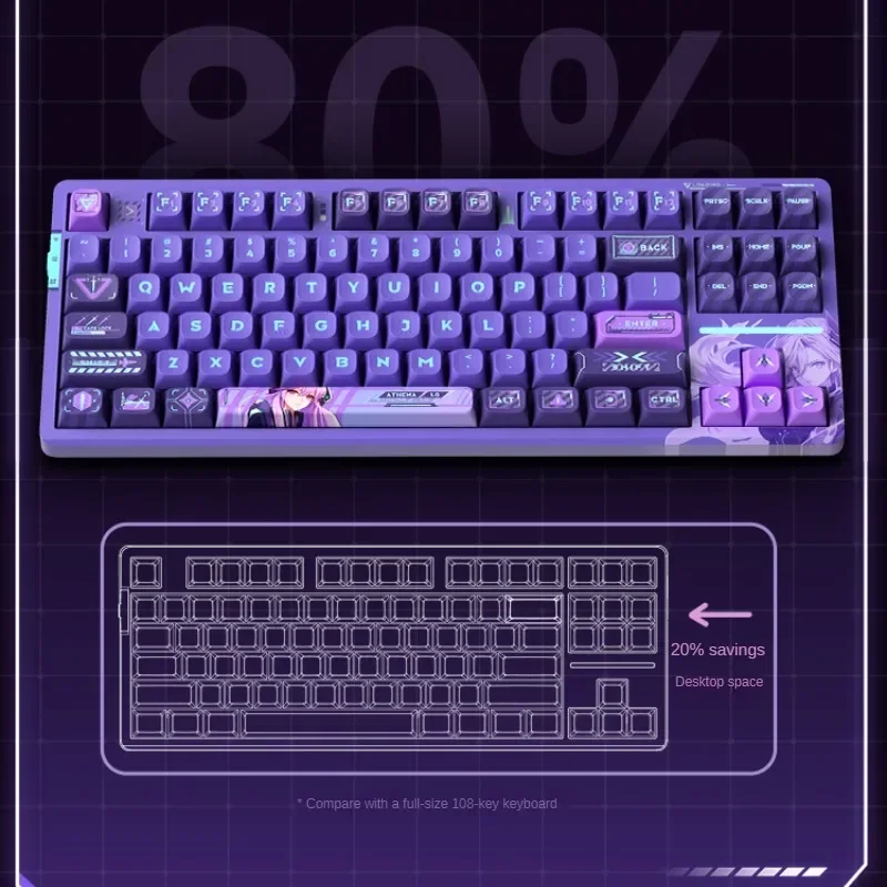 Vgn-メカニカルキーボード,ワイヤレス,カスタム,シール構造,完全