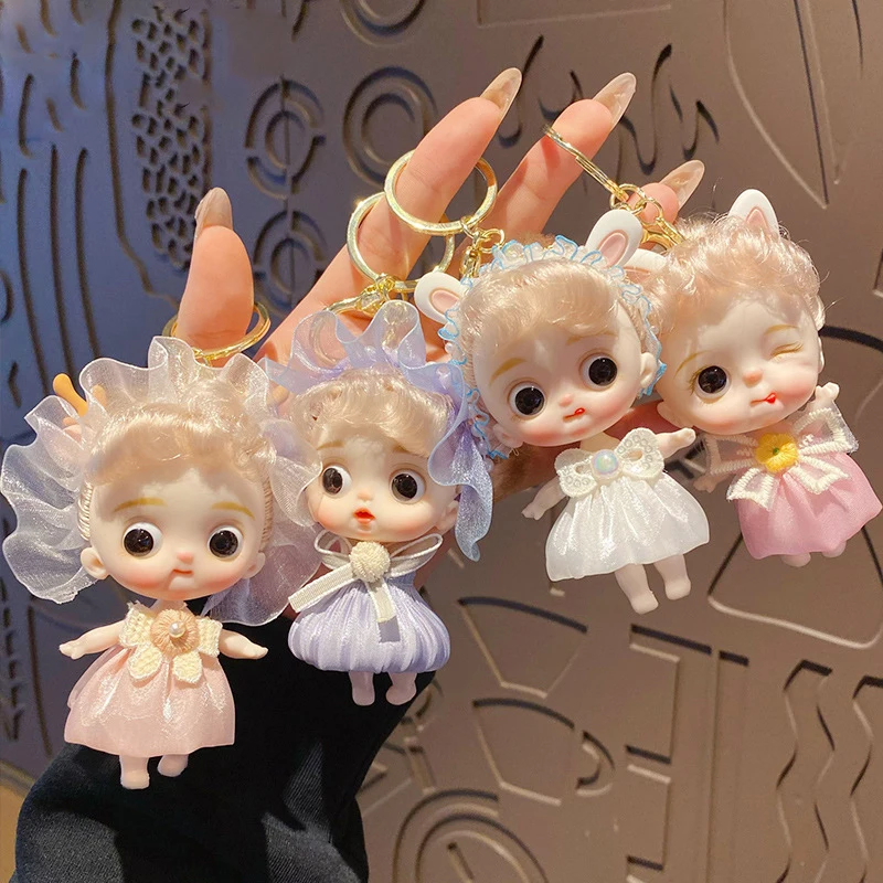 ミニドール 1/12サイズ 10cm bjd 球体関節人形 キーホルダー