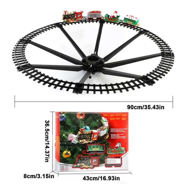 2024 Weihnachts geschenke Plastik zug spielzeug mit Ton-und Lichteffekten für Ki