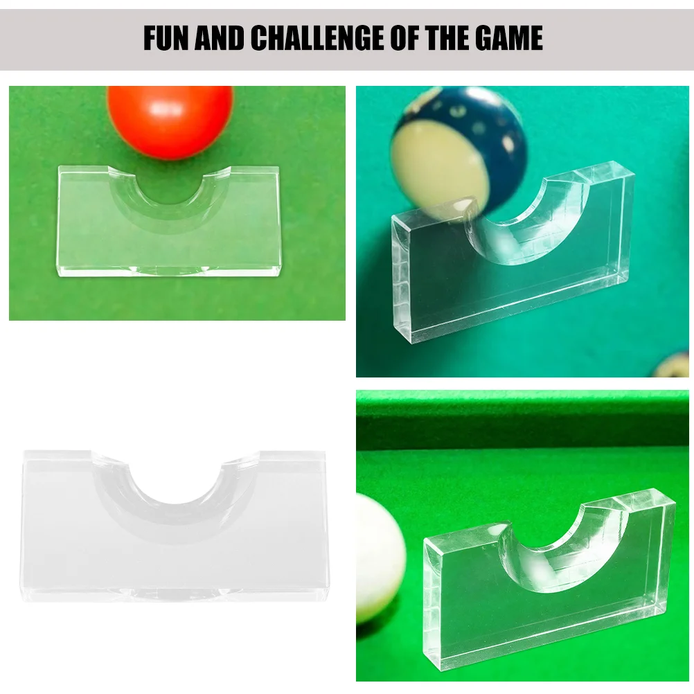 Daily Use Ball Holder Black 8 Locator Snooker Accessory Acrylic Billiard Marker Tabletop Position Mini Locator Practical Holder