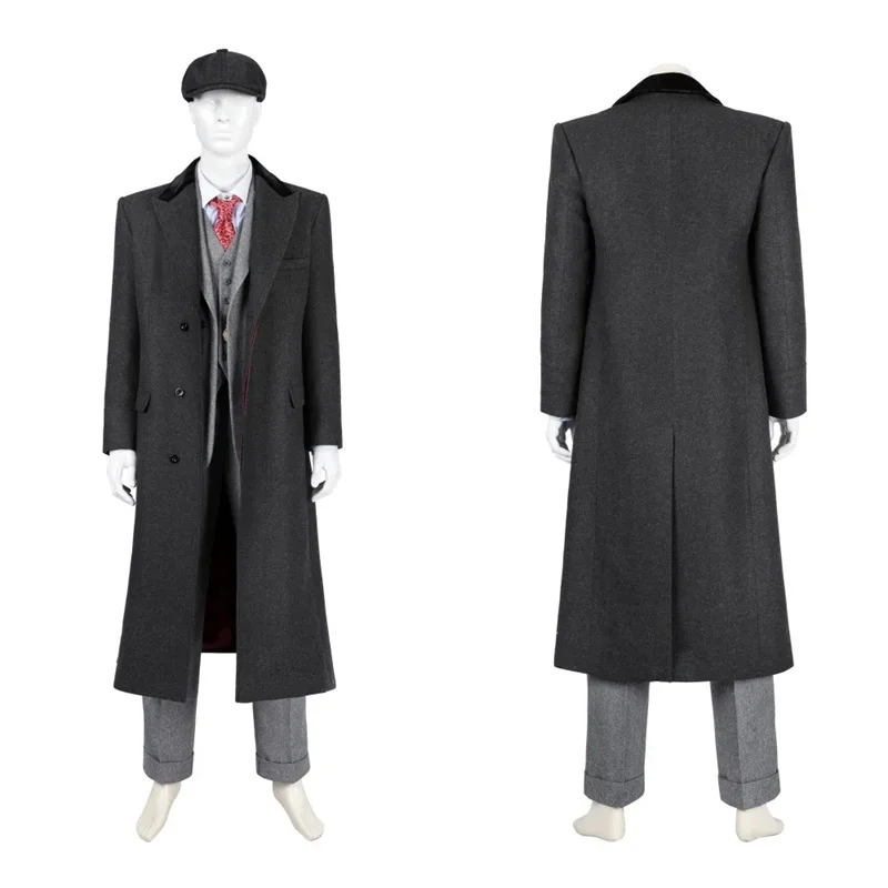 Trench Coat Traje Thomas Shelby Tommy Shelby Cosplay Costume Men's