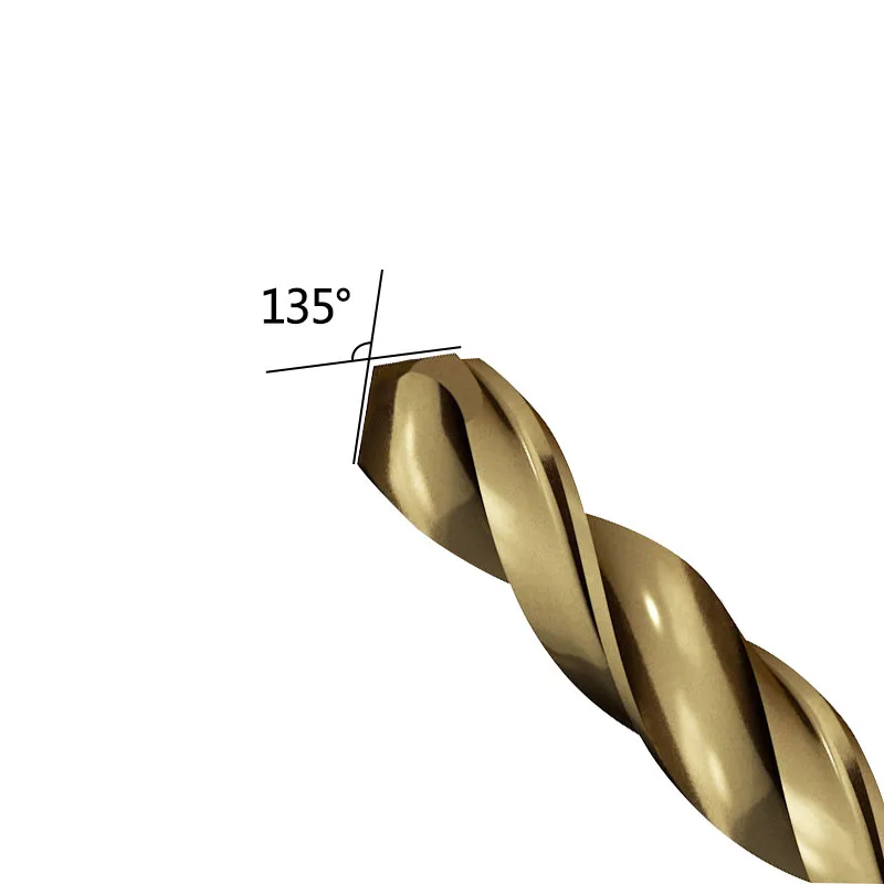Vástago Recto Extra Largo De 100mm-205mm, Broca Helicoidal De Cobalto M35, Herramienta De Apertura De Agujeros De Metal Para Acero Inoxidable, Hierro Y Aluminio, 1 Ud. - AliExprs