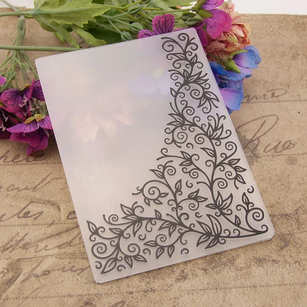 Scrapbook Material Plastic Flower Leaves Embossing Folders For Cards Making Tools New Template Mold Stamp Stencils Supplies plastic embossing folder,embossing folder