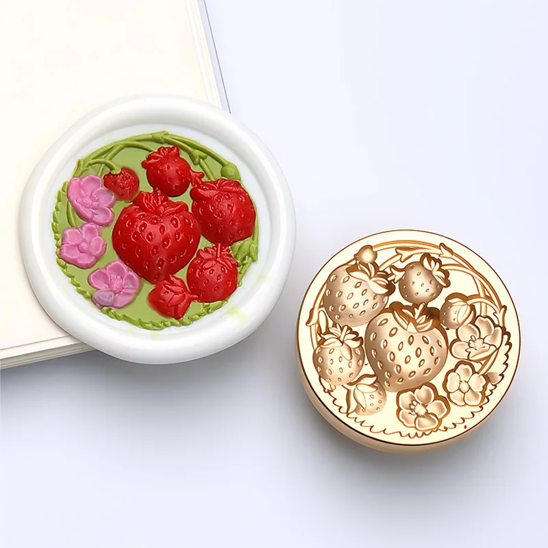 Brass Wax Seal Embossed for Wedding Invitation