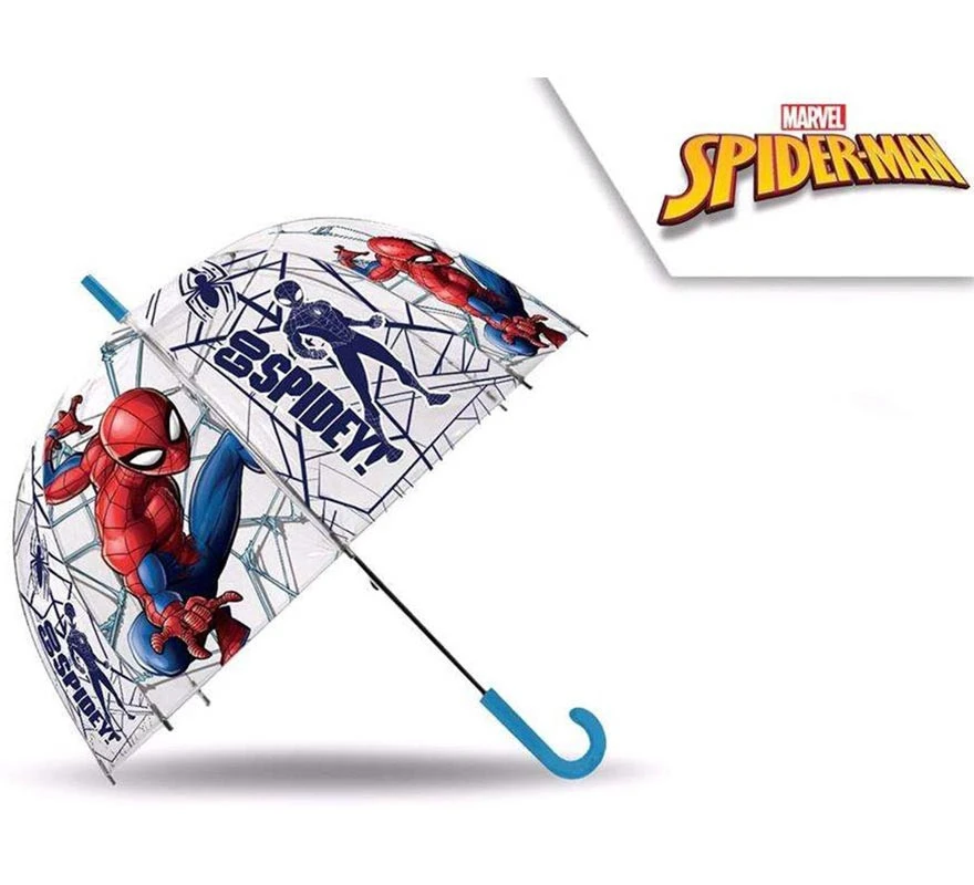 Paraguas de Spiderman Transparente Automático de 46 Día del Friki Spiderman/Marvel Series y | - AliExpress