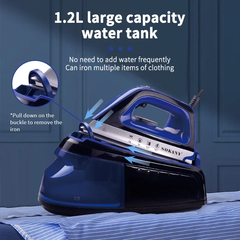 Steam iron with separate water tank best sale