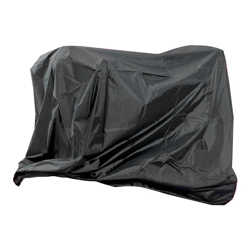 

Black Heavy-Duty Mobility Scooter Cover Sun Protection With Adjustable