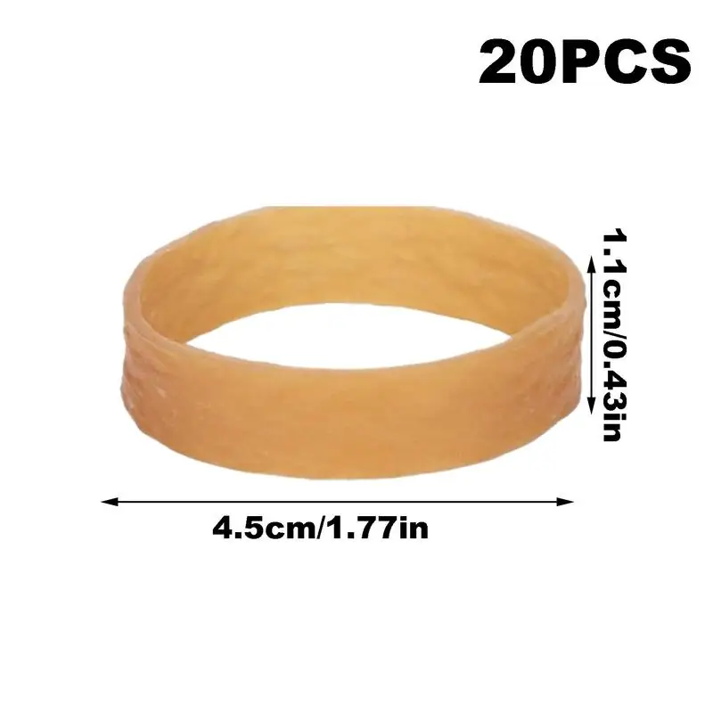 20x Ski Brake Retainers Snowboard Retainers Durable Rubber Brake Band Widened Rubber Rings for Outdoor Winter Sports Accessories