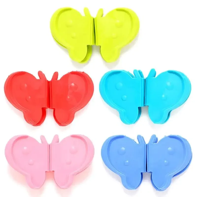 1pc Butterfly Shaped Silicone Anti-scald Devices Fridge Magnet Kitchen Tool Insulation Plate Clamp для кухни Kichen Decoracion