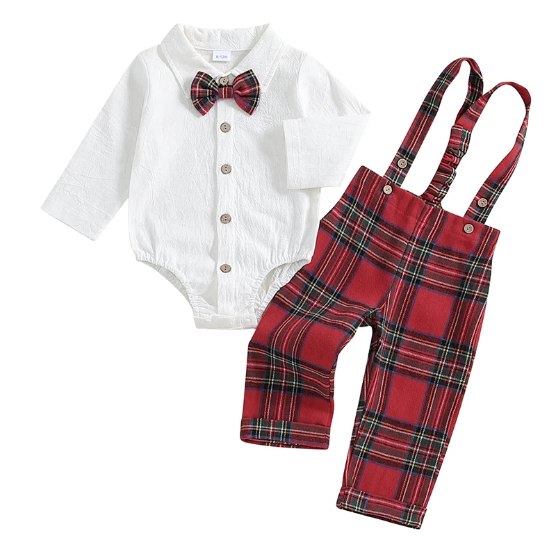 Baby Boy Christmas Gentleman Set 1