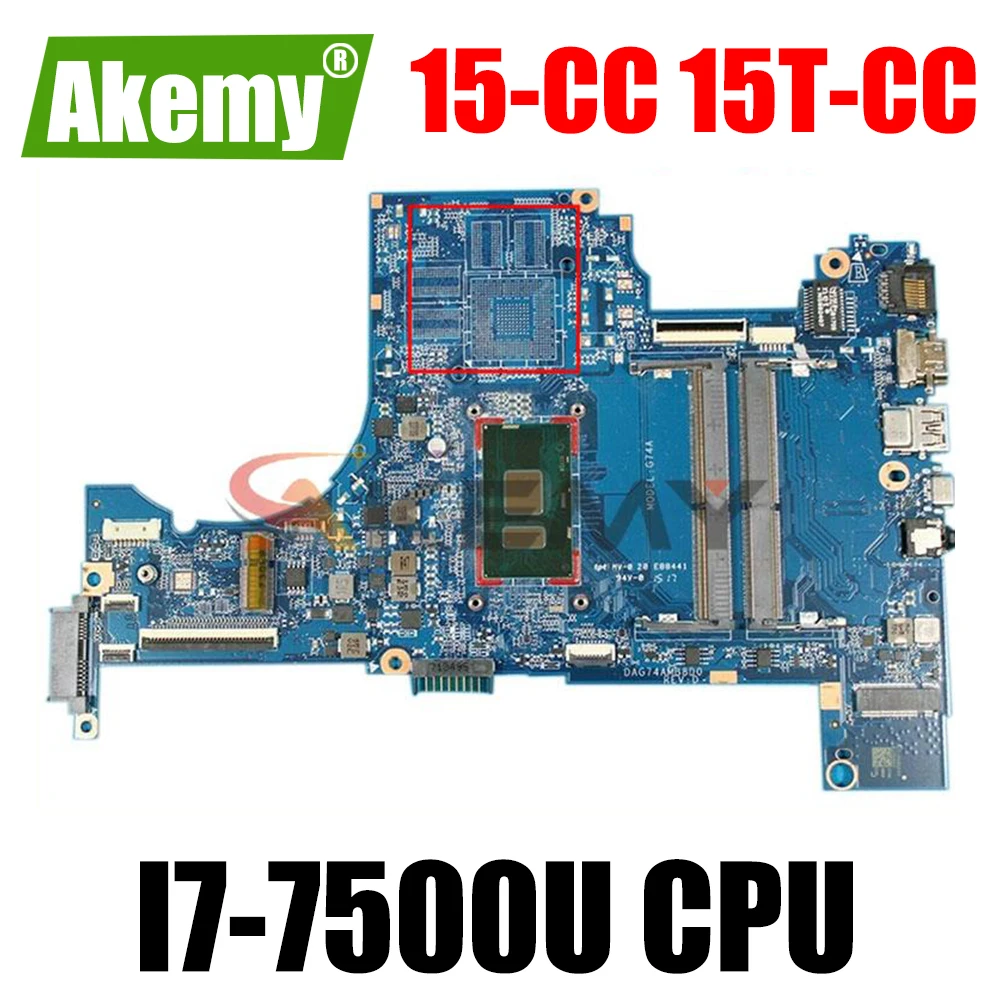Материнская плата для ноутбука HP Pavilion 15-CC 15T-CC с процессором I7-7500U 926274-601 926274-001