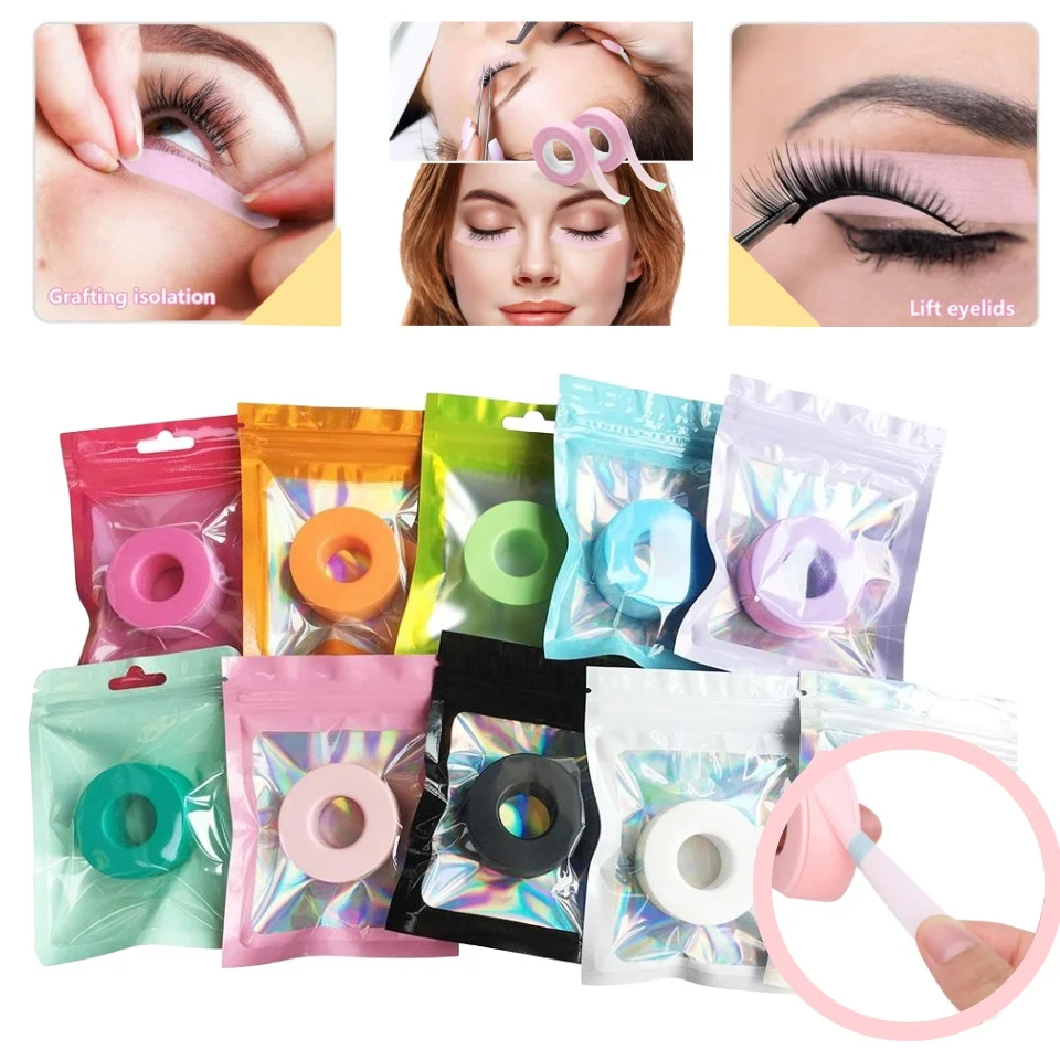 

Eyelash Extension Silicone Gel Tape for Sensitive Skin Eyelash Grafting Non-Woven Breathable Tape Under Eye Pad Patches Supplies