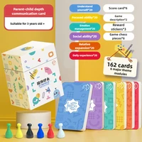 163 Parent-Child Deep Communication Cards 6 Themes Improve Parent-Child Relationship Family Gathering Board Games Simple To Play 1