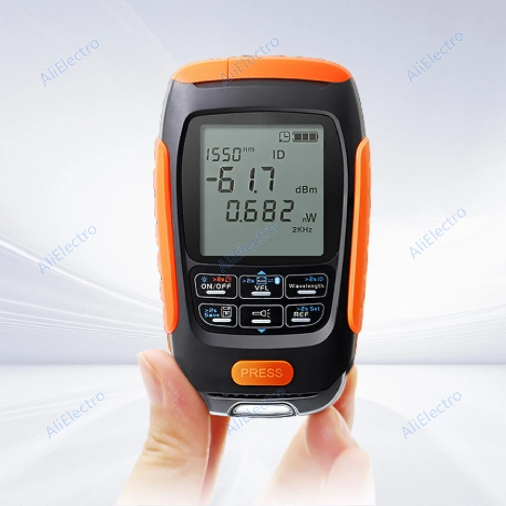 Mini Medidor de Potência de Fibra Óptica Localizador Visual Falha Fibra Óptica Testador Cabo Rede Teste 5km 15km 30km Vfl - Image 5