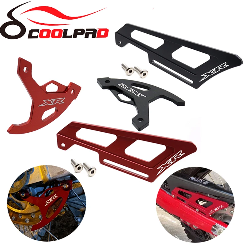 Motorcycle Accessories Rear Brake Disc Guard Cover Chain Cover For Honda XR650L 1993-2022 XR LOGO XR 650L XR650 L