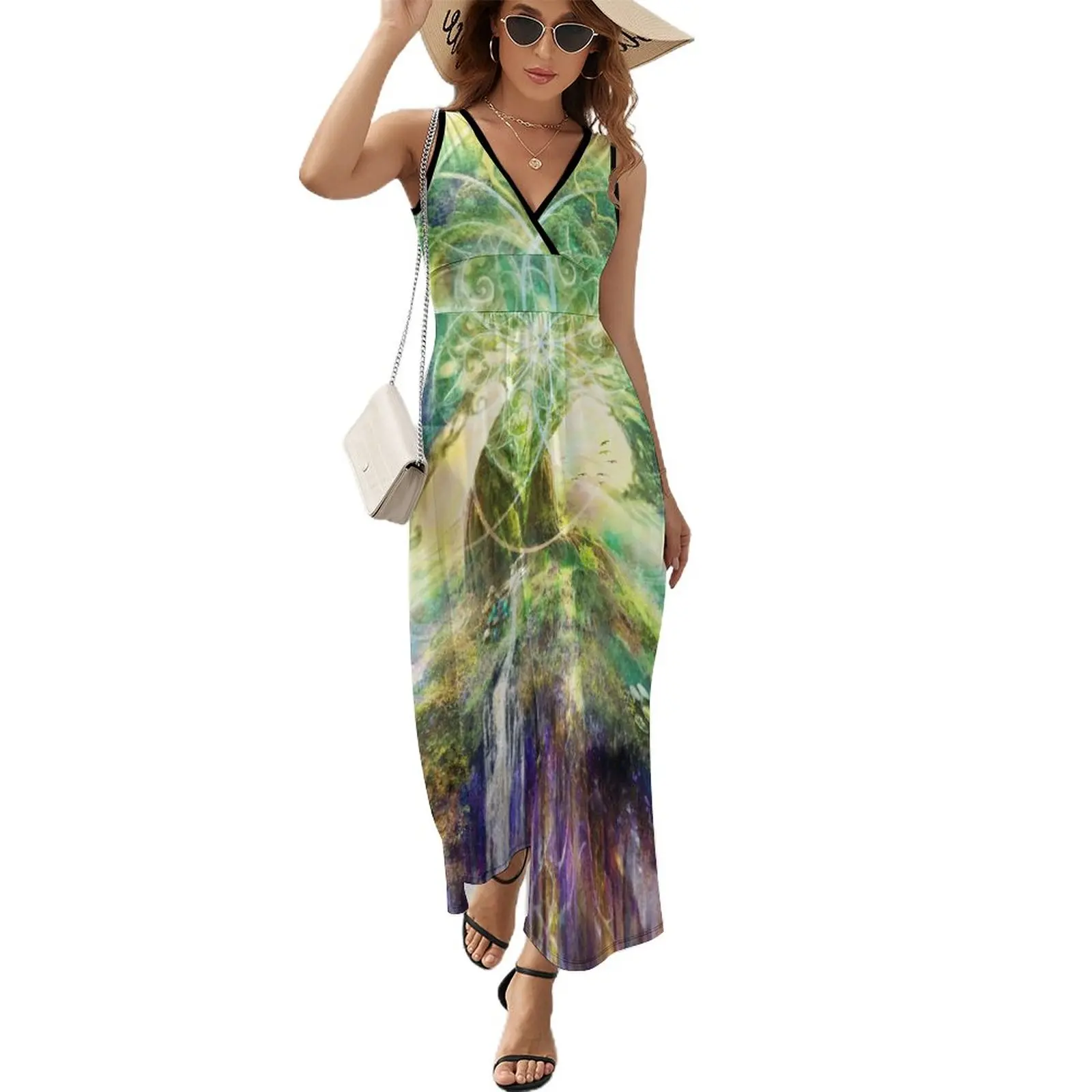 

Spirit Tree Sleeveless Dress clothes for women Long dresses