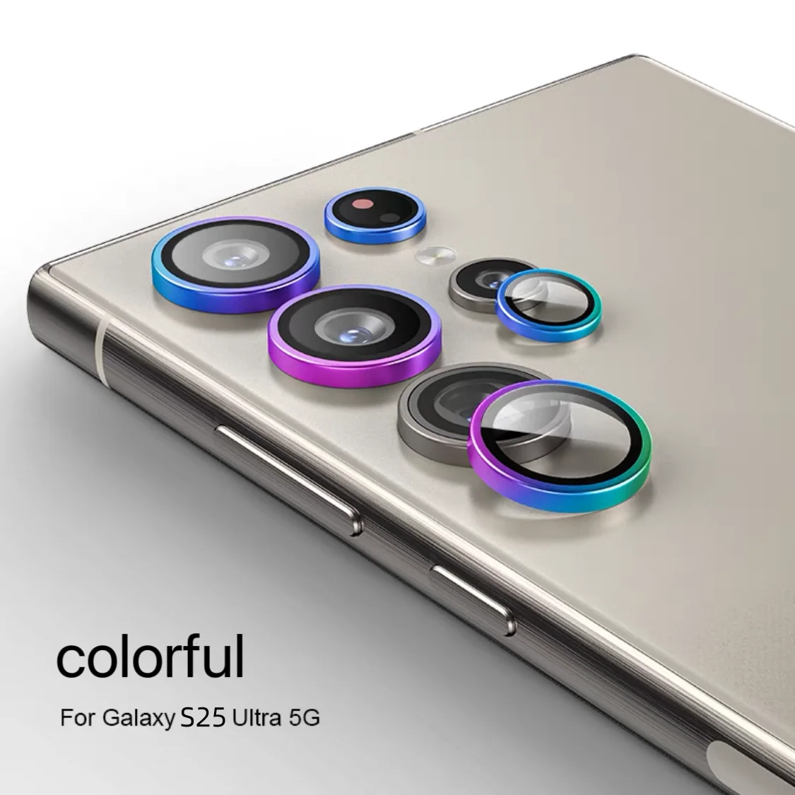 Premium Tempered Glass Camera Lens Protector with Metal Scratch Resistance