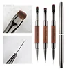 Ultra Thin Line Drawing Pen Dual End Manicure Brushes Dual Use Gel Phototherapy Pen Gradient Brush Nail Art Design Painting Tool 1