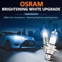 OSRAM Original XWHITE BLUE H1 H4 H7 H11 HB3 9005 Car Halogen Headlight 4000K +30% Bright Warm White Xenon Look Car Light 2