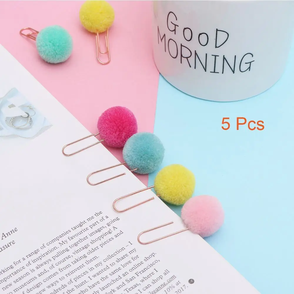 

Metal Balls School Supply Bookmark Paper Clips Page Clips Stationery