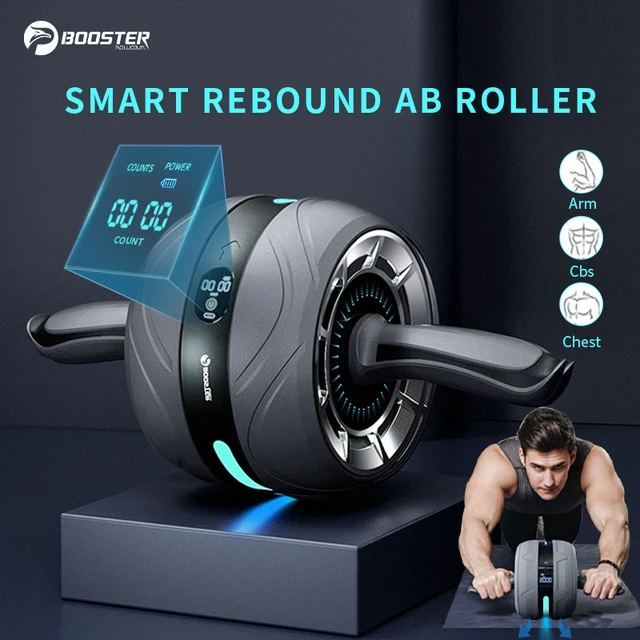 Booster Abdominal Wheel Home Gym Roller AB Roller Gymnastic Wheel Fitness Abdomen Training Sports Equipment for ABs Body Shaping