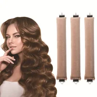 Accessoires capillaires : Bigoudis sans chaleur pour boucles, produits de beauté pour femmes, outils de coiffure pour dormir, rouleaux en mousse pour cheveux 1