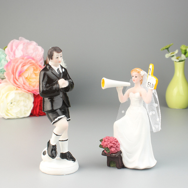Wedding Bride And Groom Figurines Cake Pers Resin Doll Ornaments