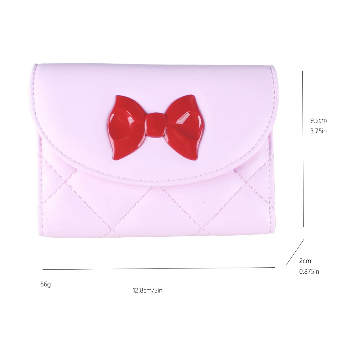 Pink Quilted Women's Wallet Women's Coin Wallet