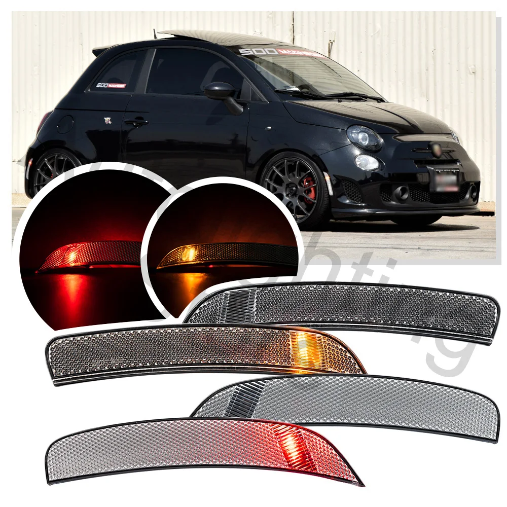 4個フィアット500/500C abarth 2012 2013 2014 2015 2016 2017フロント