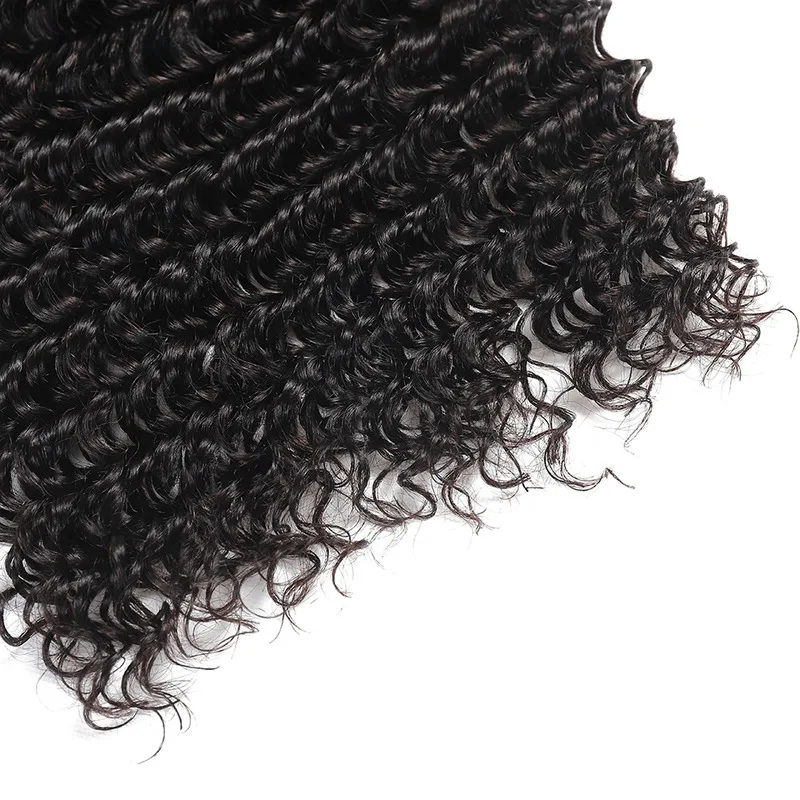 Hair Deep Wave Bundles 100% Virgin Human Hair 30 Inch Bundles Deal Deep Curly Natural Hair Extensions For Black Women