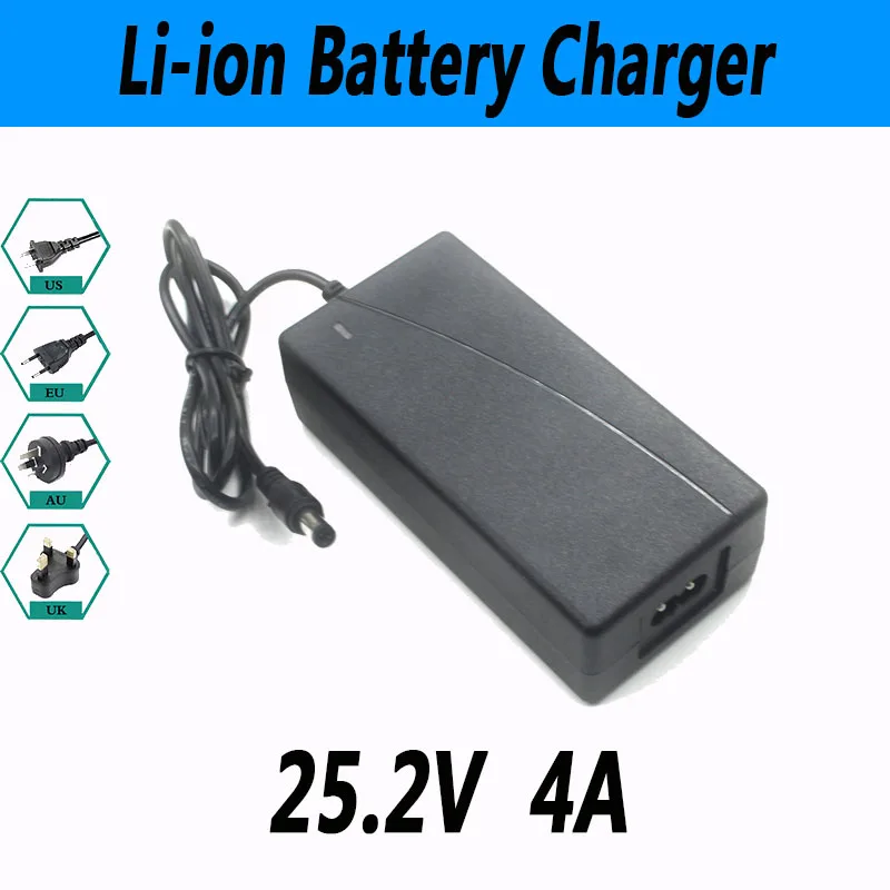 

LAIMAIECO 25.2V polymer 18650 charger 4A with fan 7 strings 22.4v 25.55v lithium iron battery charger
