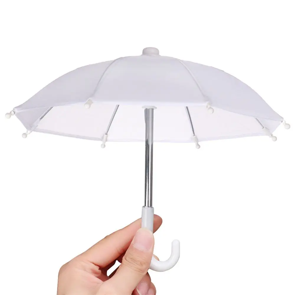 21.5cm Miniature Rain Gear Doll's Umbrella Dolls Accessories Mini Handmade Blythes Toys Dollhouse Model Toys Clothing Decoration