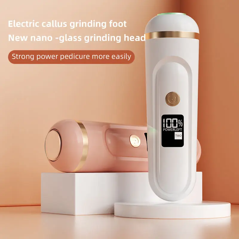 Popular Design Wholesale Price Electronic Foot File 1300mAh Rechargeable Foot Grinder Callus Remover 4