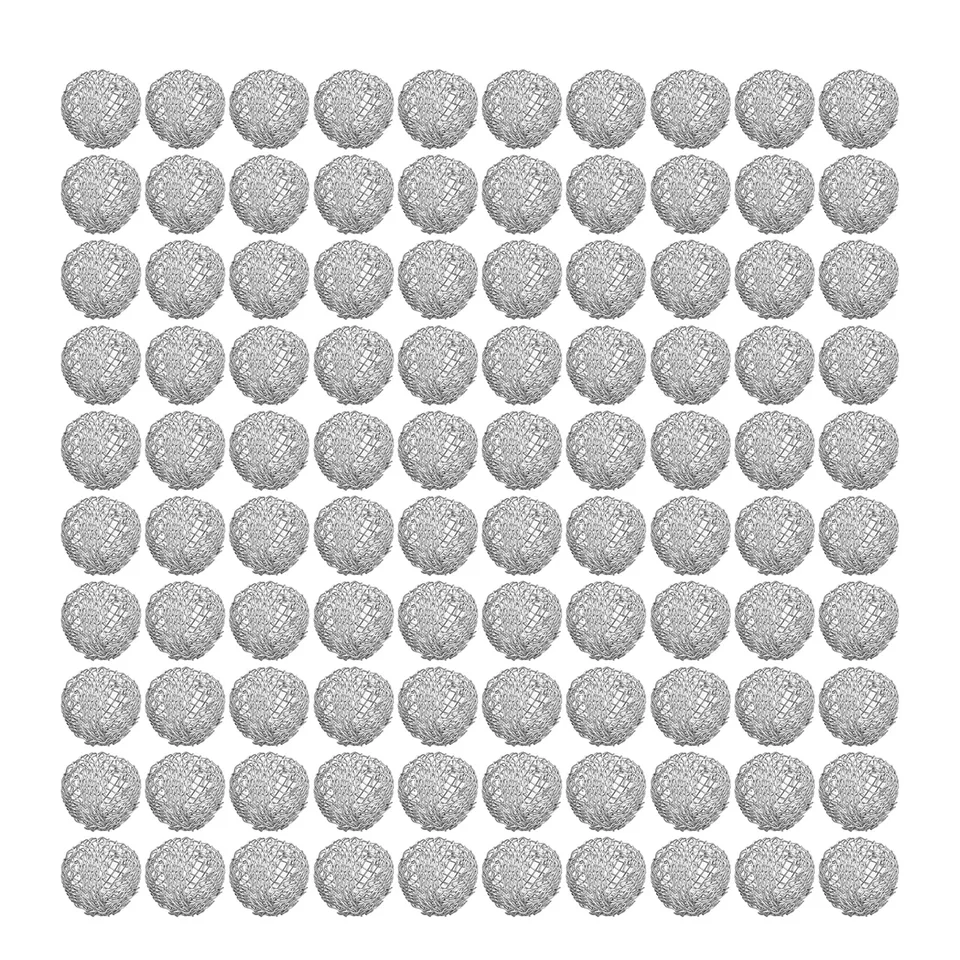 100pcs 16/20mm Stainless Steel Smoking Pipe Filter Silver Screens Hookah Water Pipes Gauze Mesh Net Tobacco Smoking Accessories - 15