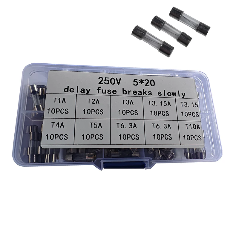 100PCSSlowBreak5*20mmDelayFuseTube250VT1AT2AT3.15AT4AT5AT6.3AT10ABoxSpiralWireGlassFuseTubeDelay-AliExpress13