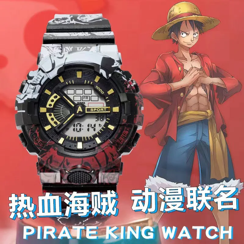 

Luminous One Piece Peripheral Student Life Waterproof Watch Sports Button Horseshoe Buckle Watch Children's Birthday Gift