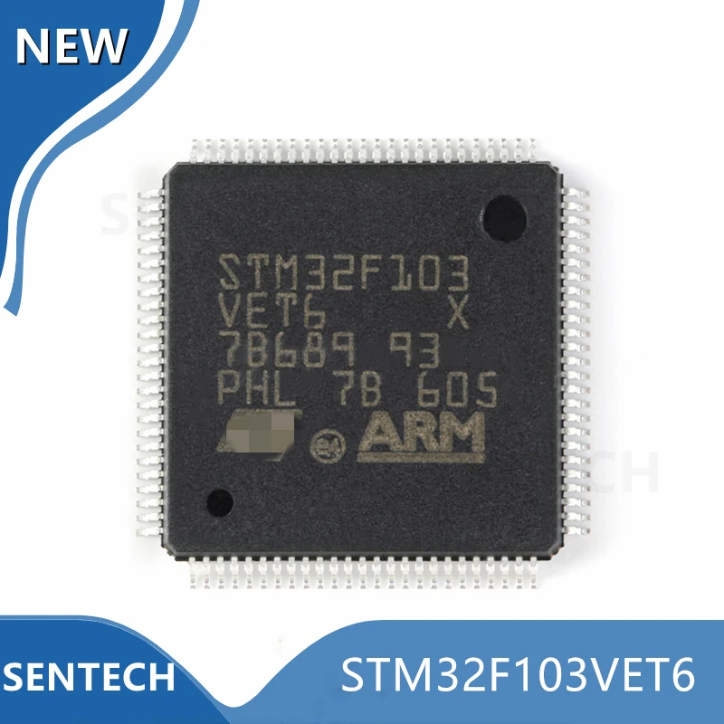 

10Pcs/Lot New Original STM32F103VET6 STM32F103 LQFP100 32 bit microcontroller CORTEXM3 512K