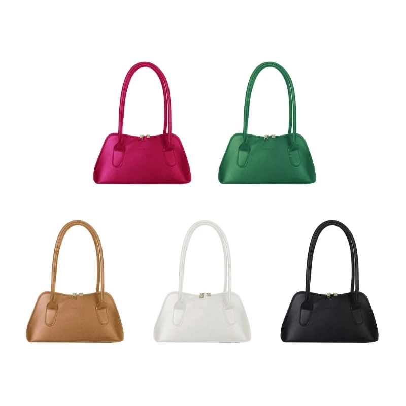 

Women Casual Handbag All-matching Shoulder Bag Ladies PU Leather Shopping Bag Fashion Commuter-Bag Female Underarm Bag