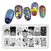 Rose Flower Nail Art Stamping Template Image Plate Flore Nail stamp Manicure  Chain Bra Printable Art Practice Sexy Nail Designs 6